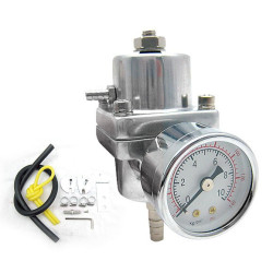 NEW Adjustable Fuel Pressure Regulator + Gauge‏