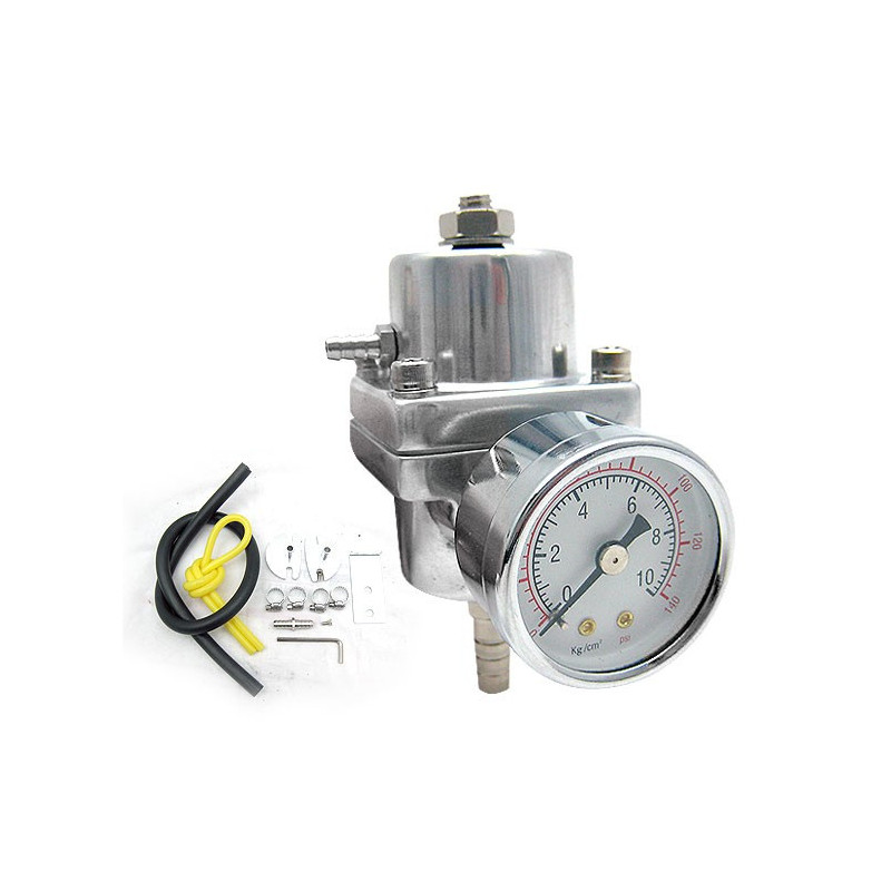 NEW Adjustable Fuel Pressure Regulator + Gauge‏