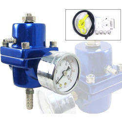 NEW Adjustable Fuel Pressure Regulator + Gauge‏