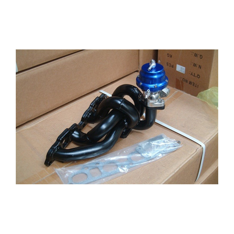 SR20DET LOW MOUNT T25 / T28 MILD STEEL MANIFOLD WITH WASTEGATE PORT!